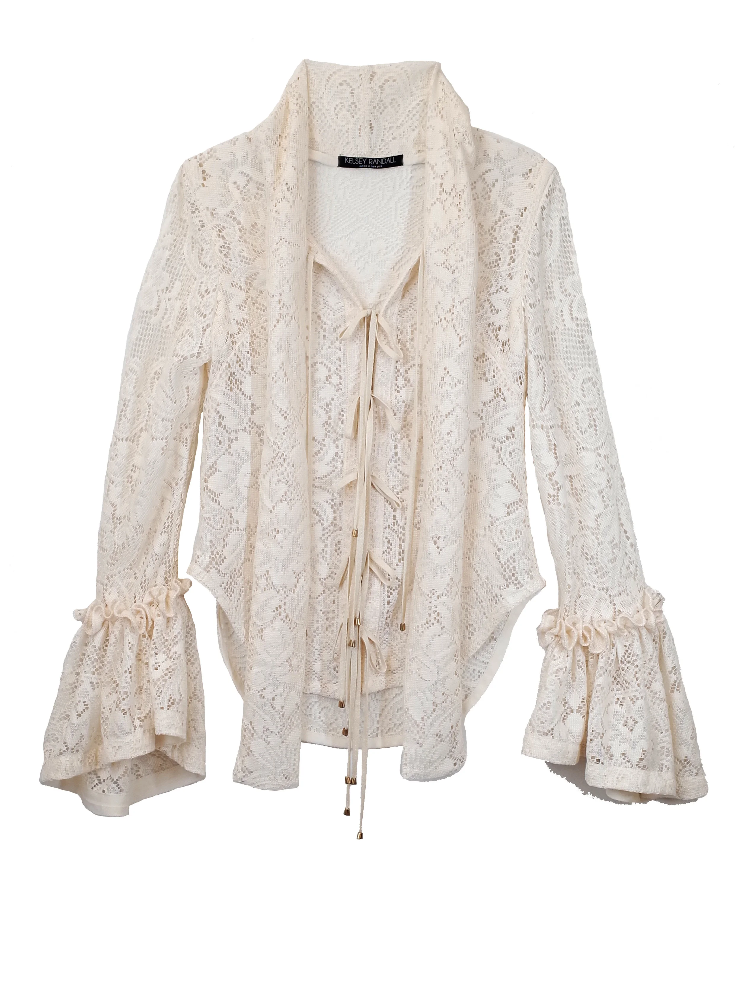 瑞【新品未使用】yilon FLEUR LACE BLOUSE ivory Fleur lace blouse – YILON